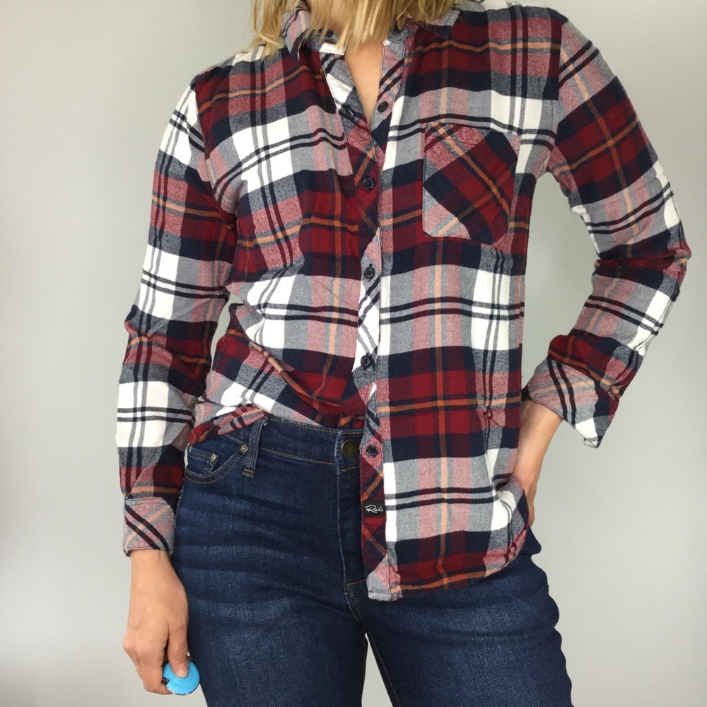 Rails Hunter plaid button down flannel